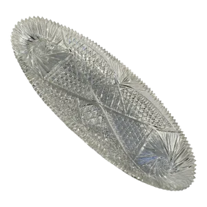 Antique American Brilliant Cut Crystal Dish