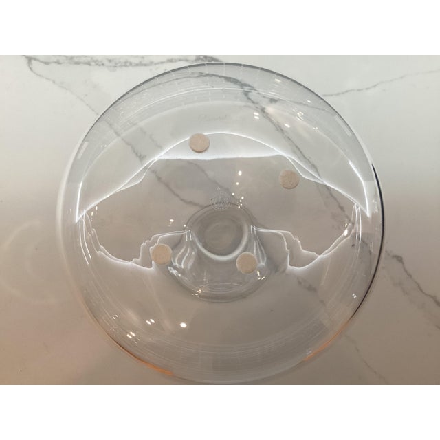 Beautiful and elegant Baccarat clear crystal decanter. Never used and in perfect condition.