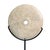 Hand-Carved Indonesian Marble Disk on Stand For Sale - Image 9 of 15