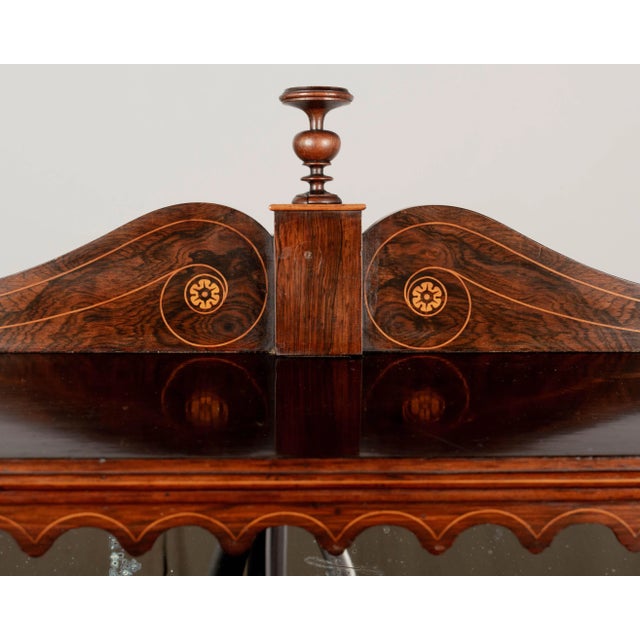 19th Century French Rosewood Etagere or Cabinet With Shelves For Sale - Image 12 of 13