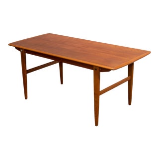 Midcentury Swedish Coffee Table, Teak, 1950's For Sale