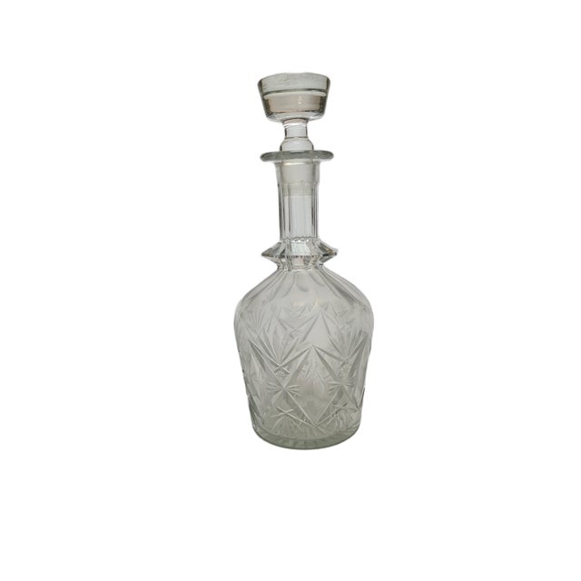 Art Deco Crystal Carafe, Germany, 1900s For Sale - Image 11 of 13