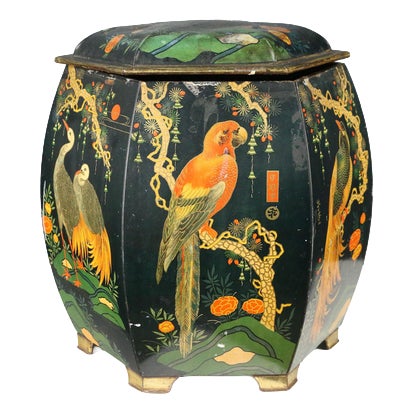 Tin Box from Elah Genova Pegli For Sale