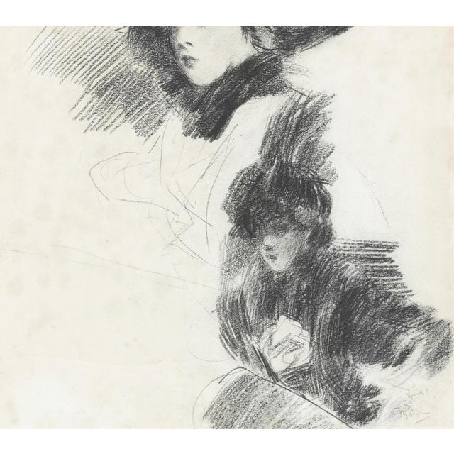 Giovanni Boldoni, Study of Madame Lantelme, Serigraph For Sale - Image 3 of 4