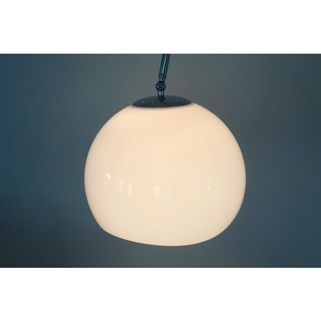 Italian Arc Floor Lamp in the style of Guzzini, 1970s For Sale - Image 6 of 17