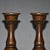 Pair of Vintage Chinese Solid Copper "Bulbous" Candlesticks With Lotus Bases - 879g For Sale - Image 4 of 9