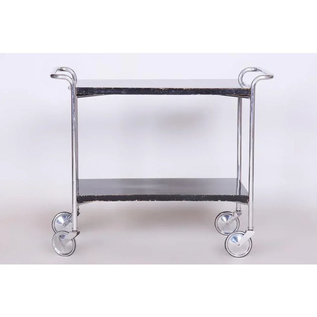 Marcel Breuer Bauhaus Chrome Trolley by Marcel Breuer for Mücke Melder, 1930s For Sale - Image 4 of 10
