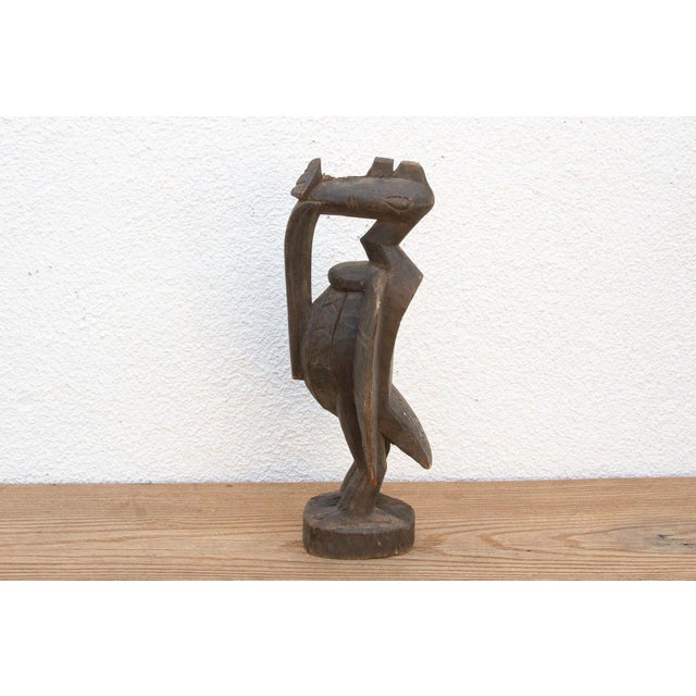 Mid 20th Century Small Carved Hornbill For Sale In Los Angeles - Image 6 of 9