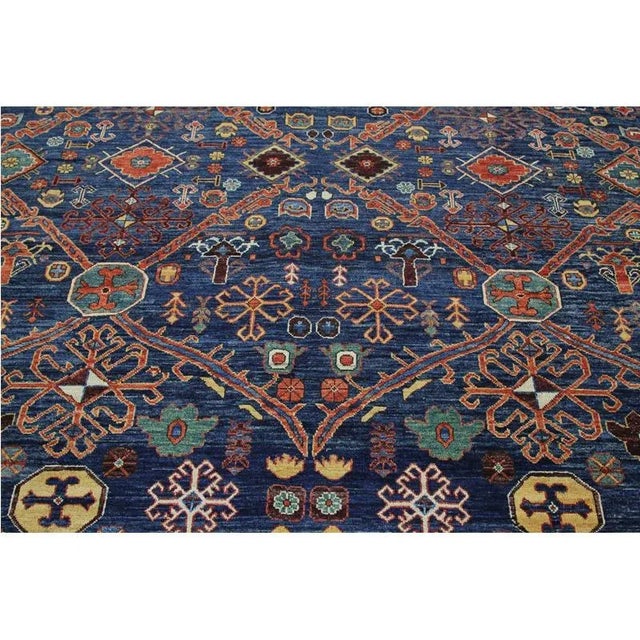 Traditional Handwoven Serapi Style Area Rug 9’1″ X 11’10” For Sale - Image 3 of 8