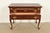 Late 20th Century Queen Anne Carved Mahogany Lowboy Dresser or Console Table For Sale - Image 5 of 16