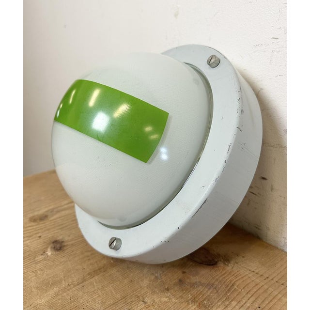 Vintage Emergency Wall or Ceiling Light from Elektrosvit, 1970s For Sale - Image 4 of 16