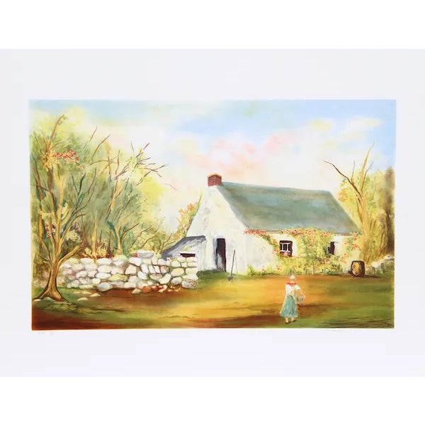 Fioravanti, "Stone Fence in Norwood Glen," Print For Sale