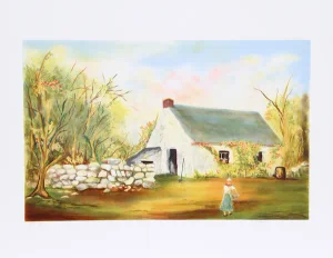 Fioravanti, "Stone Fence in Norwood Glen," Print