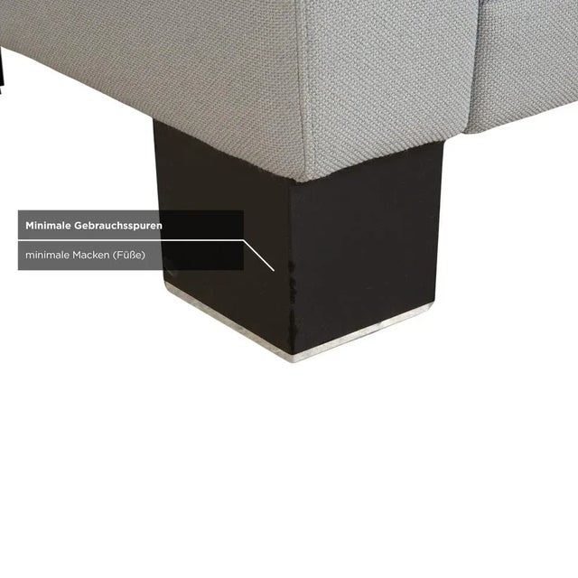 Textile Rolf Benz Ego Fabric Armchair Light Grey Blue For Sale - Image 7 of 17