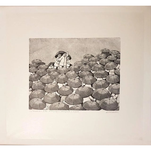 The Orator - Original Woodcut by Alberico Morena - 1971 1971 For Sale