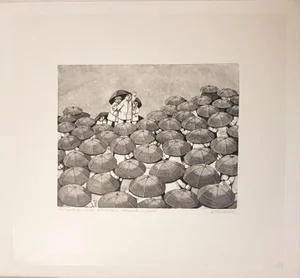 The Orator - Original Woodcut by Alberico Morena - 1971 1971