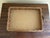 Brown Vintage Woven Oak Pyrex Casserole Serving Basket With Leather Handles For Sale - Image 8 of 13