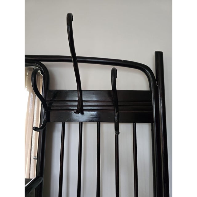 Vienna Secession Wandgarderobe Nr. 6 Hall Stand from Gebrüder Thonet, Austria, 1904 For Sale - Image 9 of 16