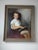 Early 19th Century Realism Seated Boy Portrait Oil Painting by Margot Clark (Signed "Vargoss") – 34" X 41 For Sale - Image 14 of 15