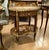 French French Louis XV Inlaid Oval Side Table With Drawer, Brass Gallery & Lower Shelf For Sale - Image 3 of 9