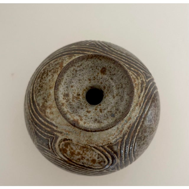 Handcrafted Ceramic Vase For Sale - Image 4 of 5