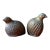 Pair of Vintage Korean Cast Brass Quail Sculptures For Sale