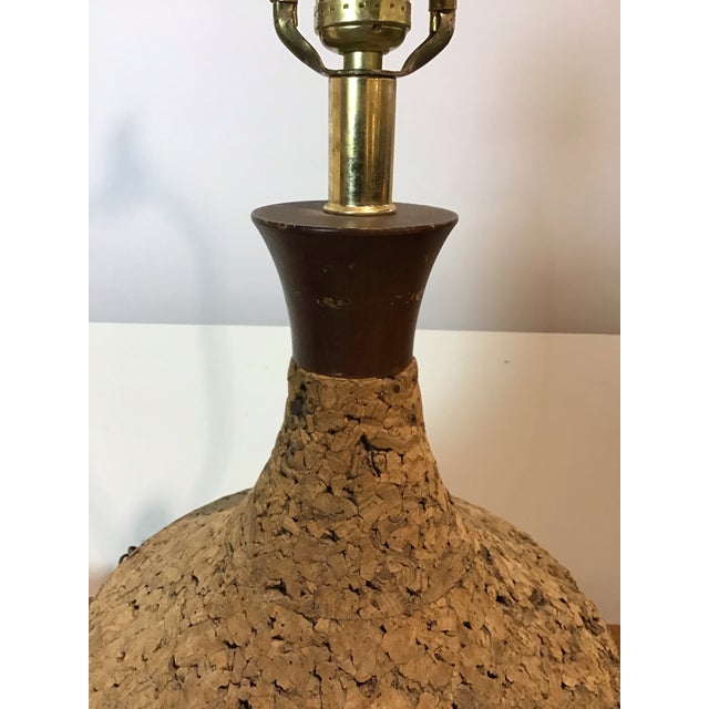 Mid-Century Modern Genie Bottle Cork Lamps, Pair, Circa 1965 For Sale In Denver - Image 6 of 10