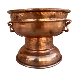 Vintage Copper Flower Pot