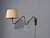 Mid-Century Modern Danish Modern, Articulating Wall Sconce, Brass, Bakelite, Denmark, 1950s For Sale - Image 3 of 12