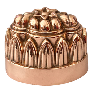19th C Antique English Copper Jelly Mold