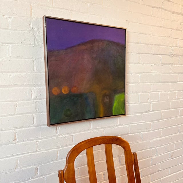 Framed Original Abstract Oil Painting For Sale - Image 4 of 7