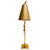 Contemporary Tall & Slender Azalea Gold Table Lamps by Lucas McKearn - a Pair For Sale - Image 4 of 17
