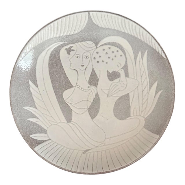 1950s Ceramic Bowls by Anna-Lisa Thomson for Upsala-Ekeby Ceramics- Set of Two For Sale