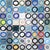 576 Circles v.5 - Large Original Geometric Abstract Acrylic and Oil Pastel Painting on Canvas by Brandon Neher For Sale In Los Angeles - Image 6 of 9