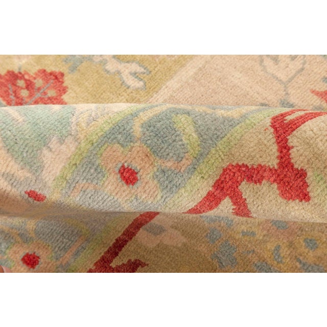 Traditional Oushak Design Handmade Wool Rug by Doris Leslie Blau For Sale In New York - Image 6 of 8