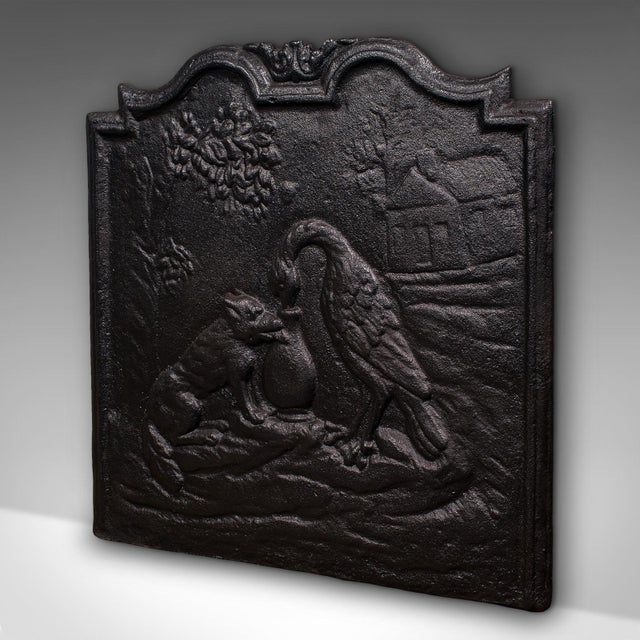 Victorian Antique Decorative Fire Back, English, Fireplace Reflector, Victorian, c.1890 For Sale - Image 3 of 8