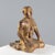 Monk Sculpture in Lacquered and Gilded Wood For Sale - Image 9 of 9