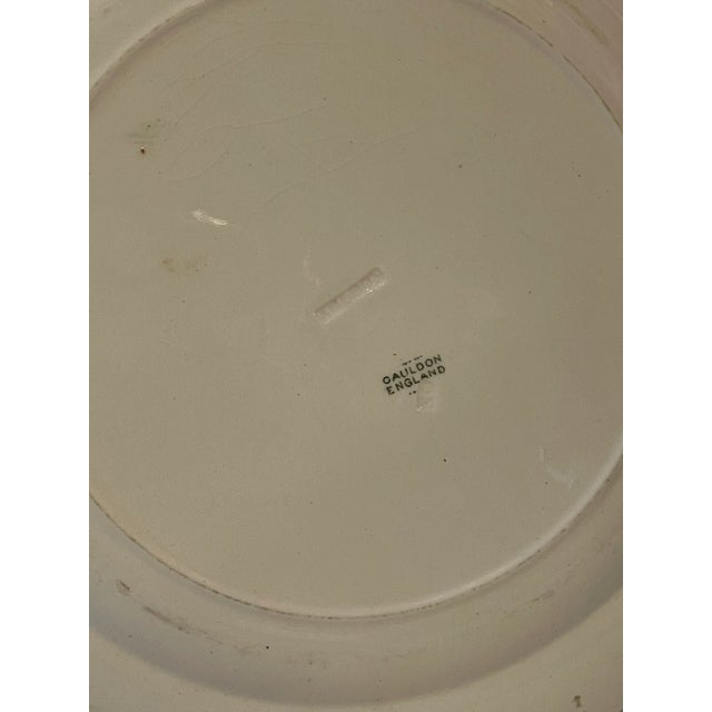 Chinoiserie Pair of Antique English Cauldon Plates For Sale - Image 3 of 3