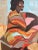 Contemporary Contemporary Oil Painting of a Seated Woman For Sale - Image 3 of 10