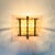 1970s Mid-Century Modern Scandinavian Glass and Brass Wall Lamp by Jakobsson for Orrefors & MPR, 1960s For Sale - Image 5 of 9