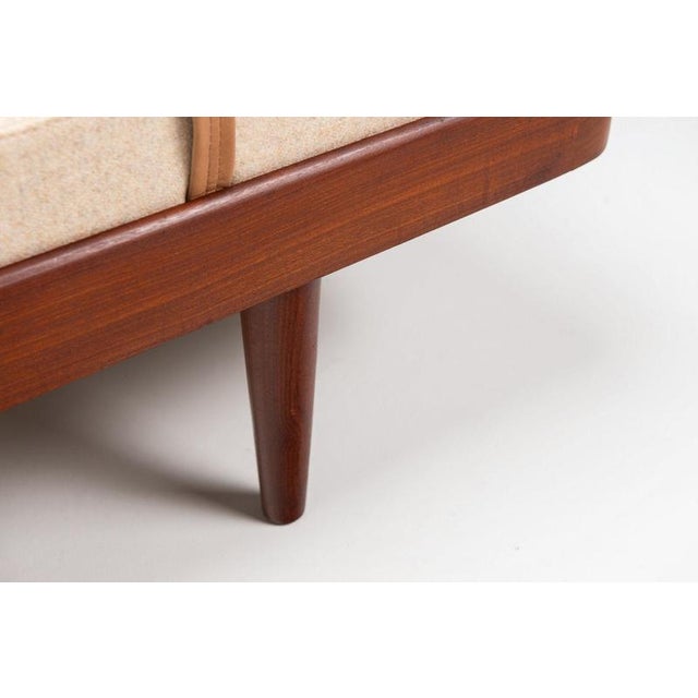 Mid-Century Daybed in Teak and Fabic, Denmark, 1960 For Sale - Image 10 of 12