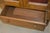 Vintage Wood & Brick Red Punched Tin Pie Safe Cabinet W/ Shelves & Lower Drawer For Sale - Image 9 of 18