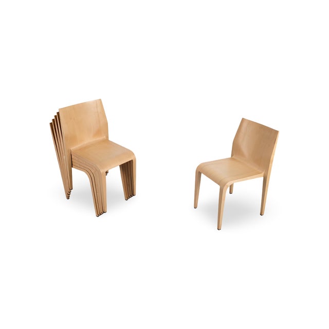 Alias Laleggera 301 Stacking Chair by R​ricardo Blumer for Alias, Set of 6 For Sale - Image 4 of 12