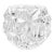 Vintage Tiffany & Co. Rock Cut Clear Crystal Votive Candle Holder For Sale