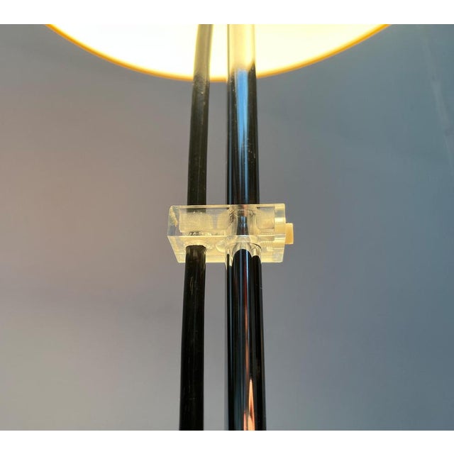 Mid-Century Space Age Italian Yellow Lucerna Floor Lamp from Guzzini, 1960s For Sale - Image 13 of 18