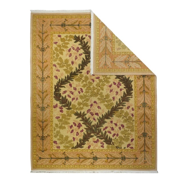 A technique rather than a specific type, in which warps are wrapped by colored wefts to create a pattern. Caucasian,...