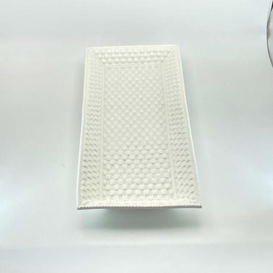 Tiffany and Co. Vintage Tiffany & Co. "Tiffany Weave" Large Sandwich Platter For Sale - Image 4 of 16