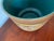 Mid 20th Century Vintage Mid-Century Ceramic Planter With Dimensional Fat Lava Style Glaze, Orange Brown & Teal For Sale - Image 5 of 12