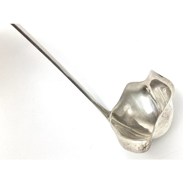 International Silver 1960s Large International Sterling Silver Royal Danish Punch Ladle For Sale - Image 4 of 10