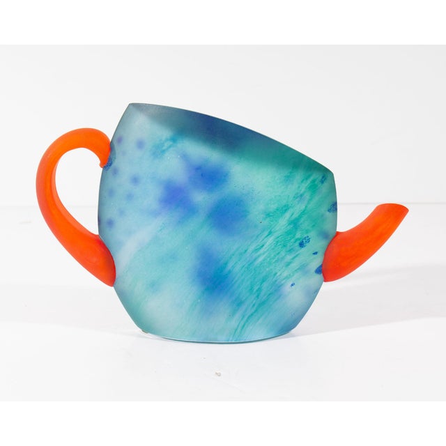 Late 20th Century Kjell Engman Kosta Boda Limited Edition Teapot Sculpture For Sale - Image 5 of 7